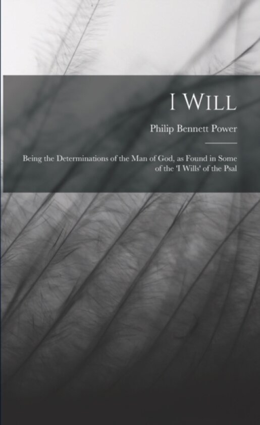 I Will av Philip Bennett Power (Paperback)