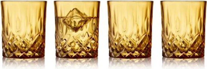 s Sorrento Whiskyglass Amber 32 cl 4 stk.