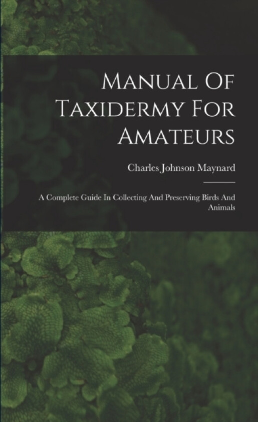 Manual Of Taxidermy For Amateurs av Charles Johnson Maynard (Paperback)