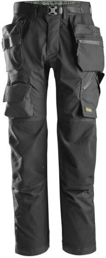 Snickers gulvleggerbukse 6923 sort/sort str 52 FlexiWork+