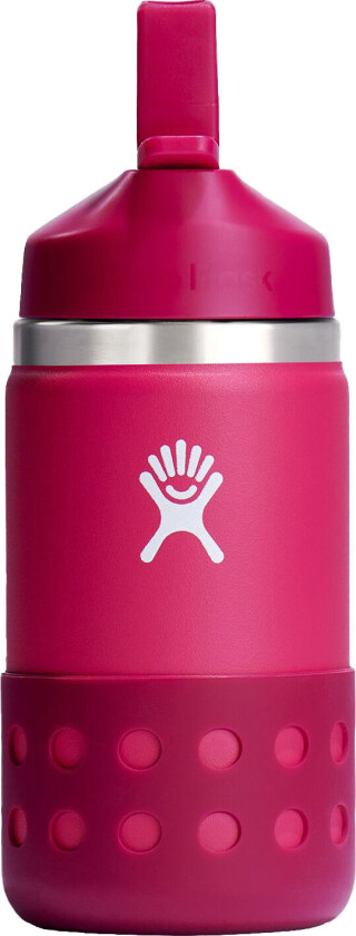 12 Oz Kids F Wide Mouth Straw Cap And Boot Peony 0.355 L
