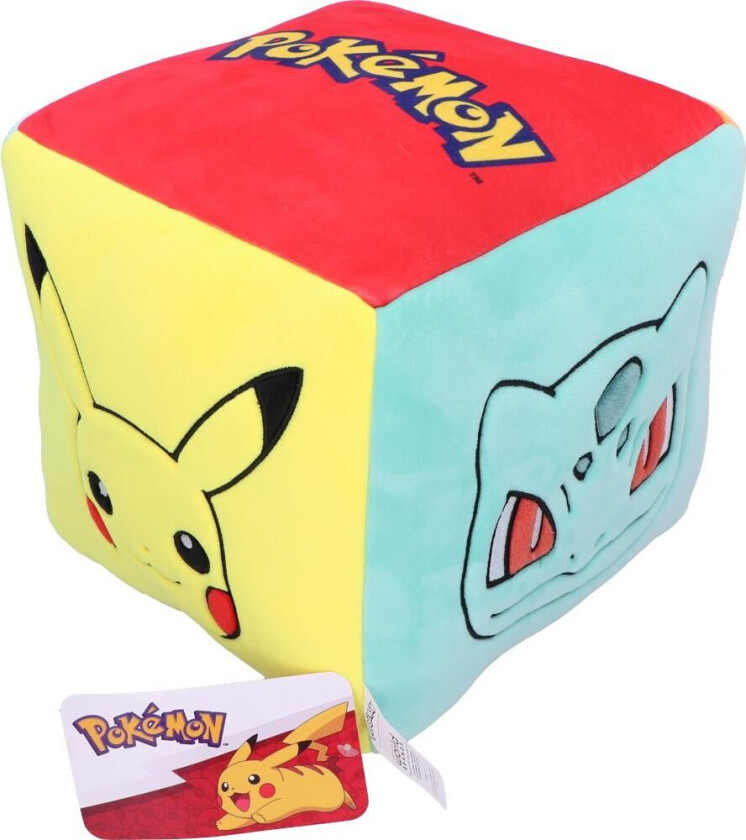 Pokémon Starter Cube Cushion 25cm