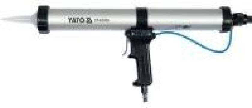 Bilde av Yato YT-67470, Pneumatisk fugepistol, Sort, Sølv, Aluminium, Aluminium, 600 ml, 380 mm