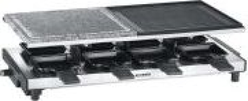 Severin RG 2373 - Raclette/grill/varm stein - 1,5 kW - svart