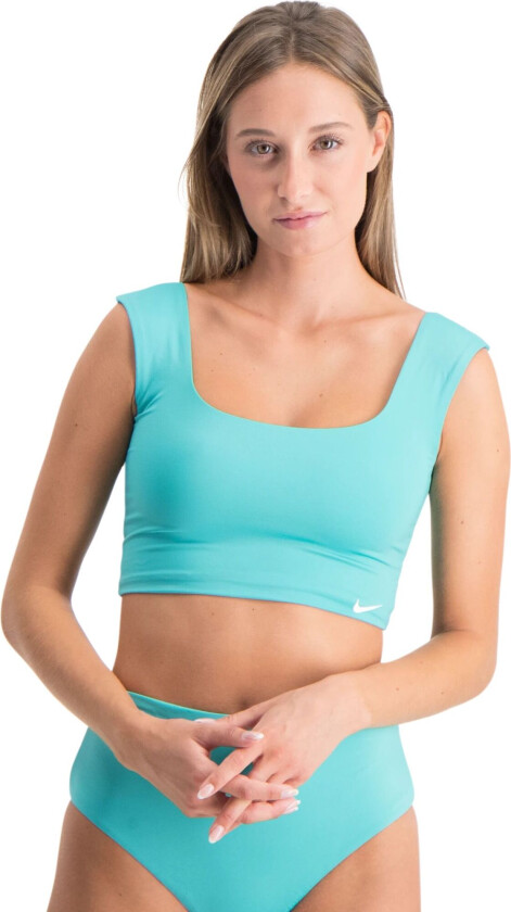 Crop Top, bikinitopp dame Washed Teal