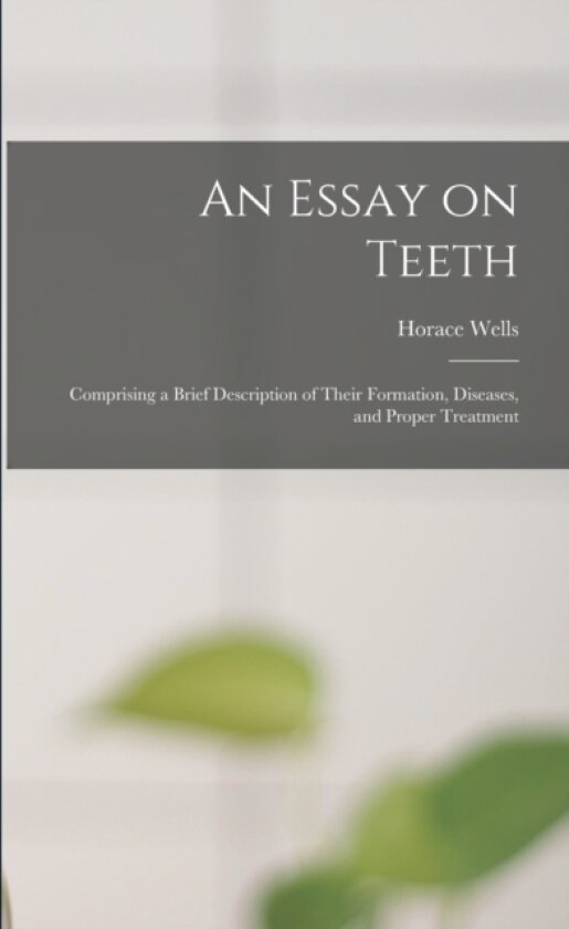 An Essay on Teeth av Horace 1815-1848 Wells (Paperback)