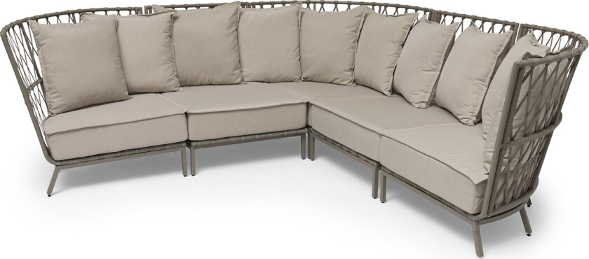 Jet Set Hjørnesofa Beige