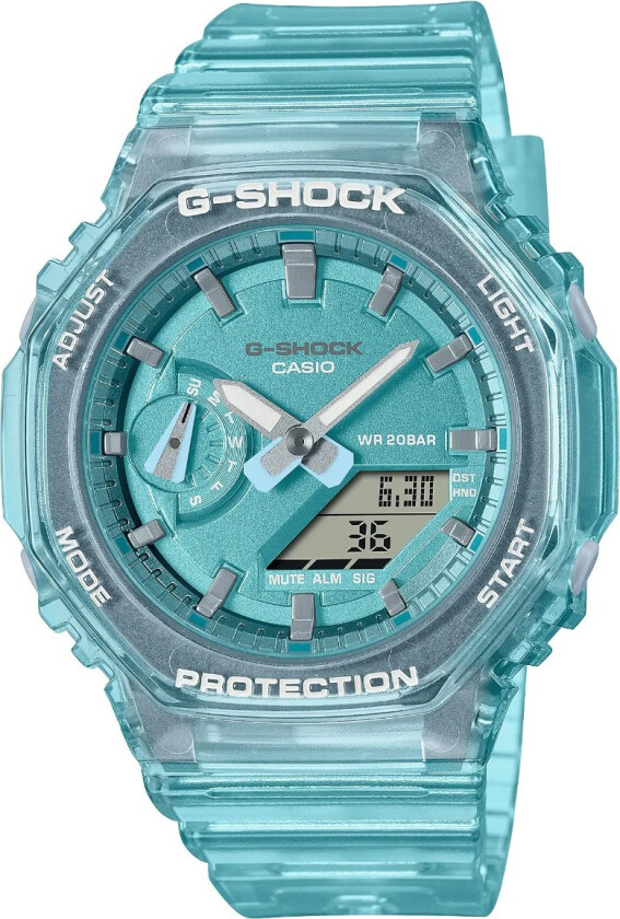 G-Shock GMA-S2100SK-2AER - Anadigi - Blå - Dameklokker - Resin - Mineral
