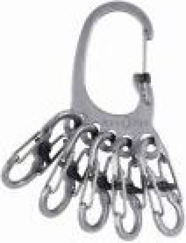 NITE Ize Nøgle-karabinhage KLKBF-11-R6 BigFoot Locker KeyRack Rustfrit stål 1 stk