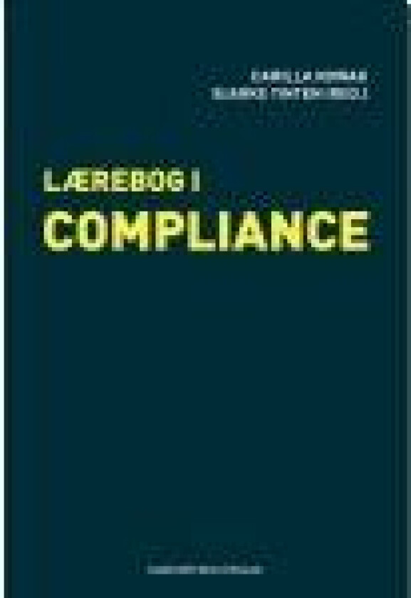 Lærebog i compliance Camilla Nowak Språk: Dansk