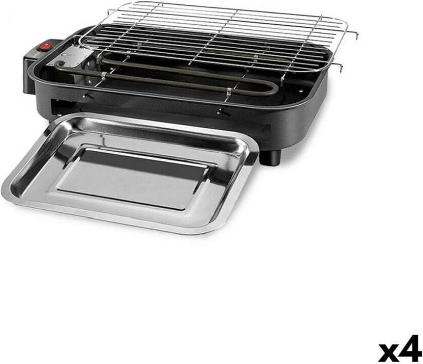 Grill Kiwi Elektrisk 1300 W 36,5 x 23 cm (4 enheter)