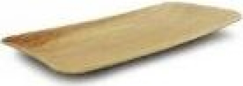 Tallerken Fad 24x16x2.5 cm Rektangulær Bionedbrydelig Palmeblad,8 pk x 25 stk/krt