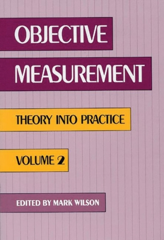 Objective Measurement av Mark R. Wilson (Paperback)