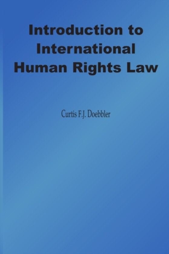 Introduction to International Human Rights Law av Curtis Fj Doebbler (Paperback)