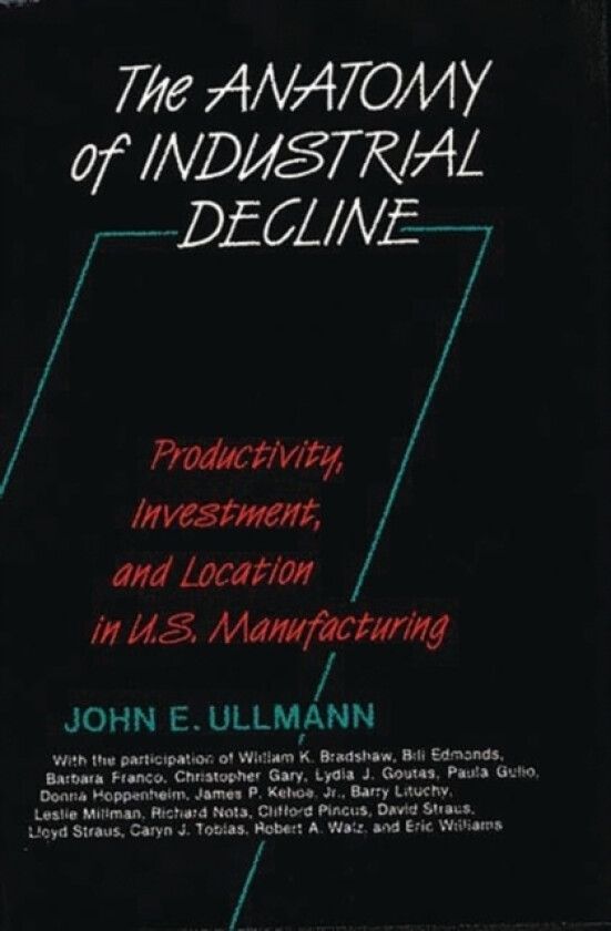 The Anatomy of Industrial Decline av John E. Ullmann (Hardcover)