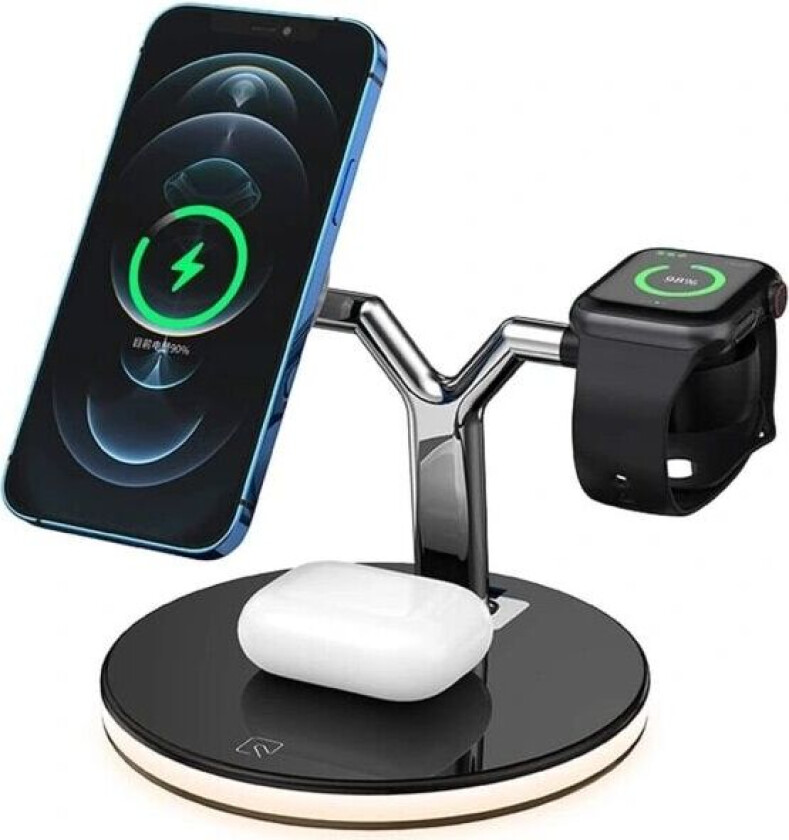3 i en trådløs lader stativ kompatibel med iPhone 13.13 Pro Max mm