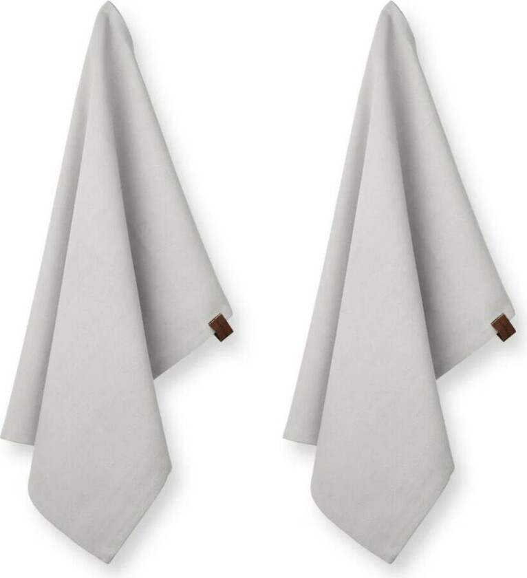 økologisk kjøkkenhåndkle 45 x 70 cm 2-pakning Stone