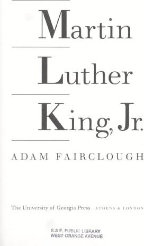 Martin Luther King Jr. av Adam Fairclough (Paperback)