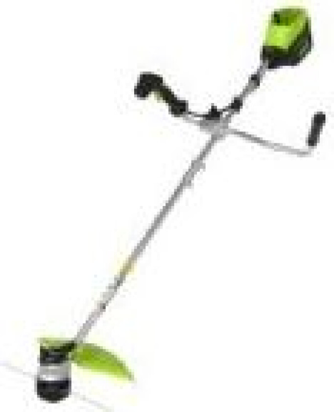 GD60BCB, Trådkutter, 40 cm, Nylontråd, U-type håndgrep, 2 mm, Sort, Grønn, Sølv