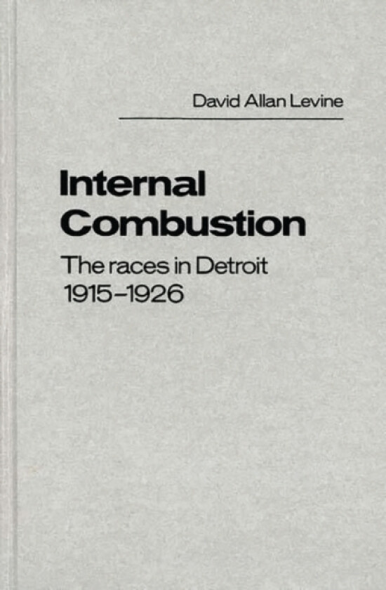Internal Combustion av David Levine (Hardcover)