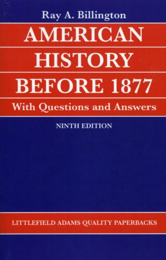 American History before 1877 with Questions and Answers av Ray Allen Billington (Paperback)
