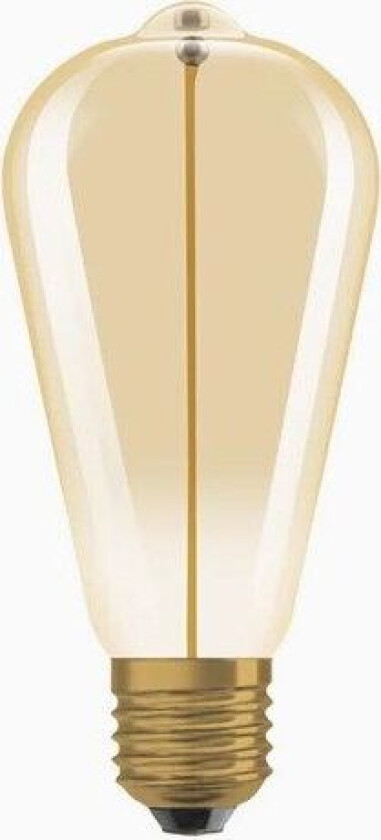 Vintage 1906 LED-pære Edison Filament-Magnetic GOLD 2,2W/827 (12W) E27
