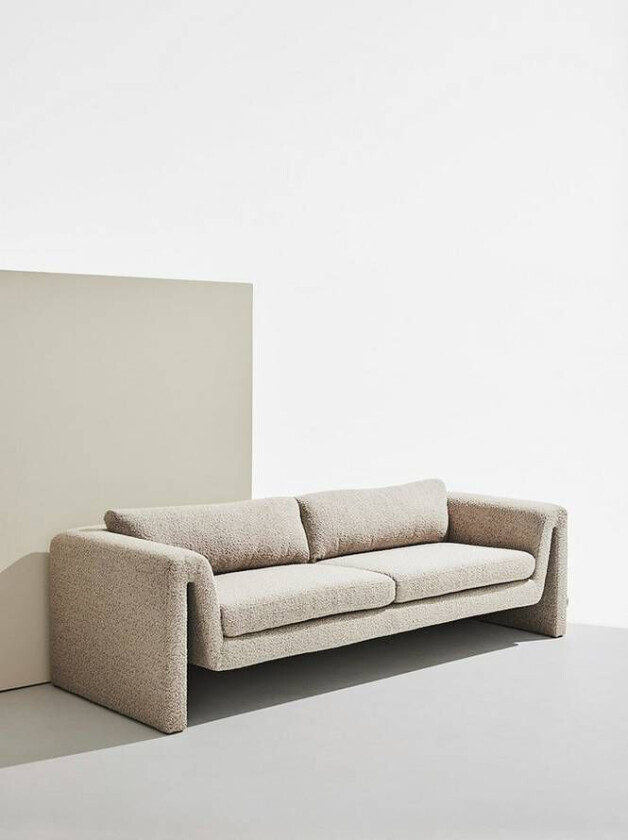 Mika sofa i bouclé Greige