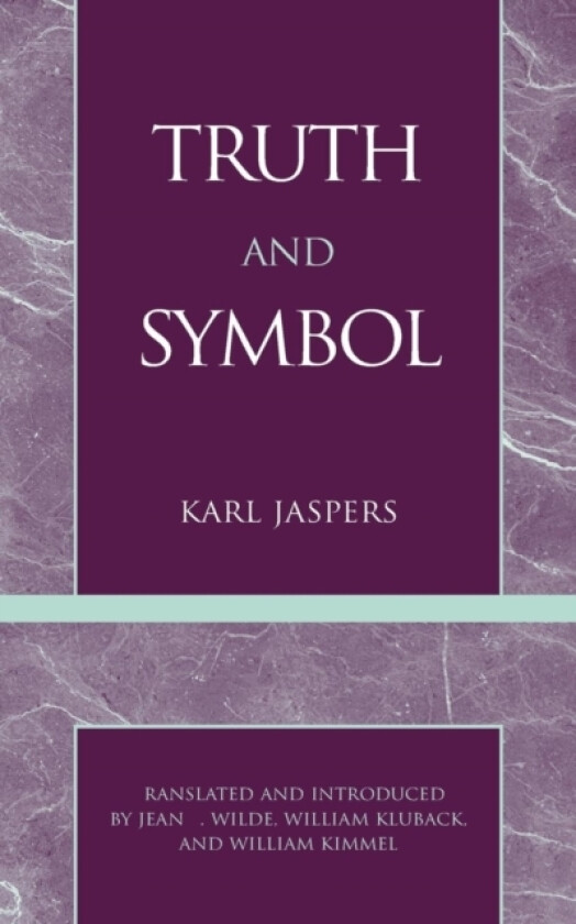 Truth and Symbol av Karl Jaspers (Paperback)