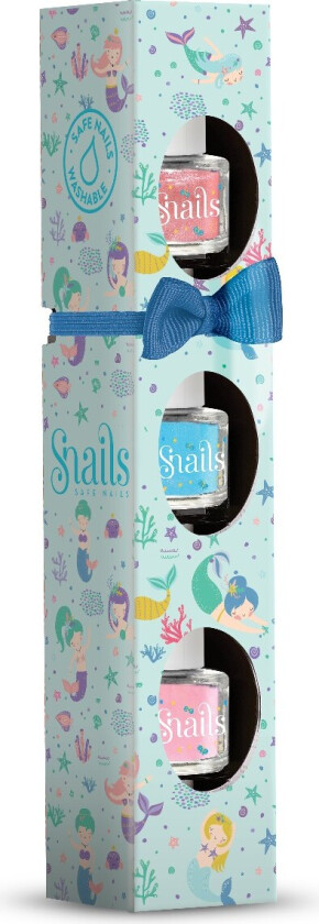 - Mini 3-pack neglelakk - Havfrue