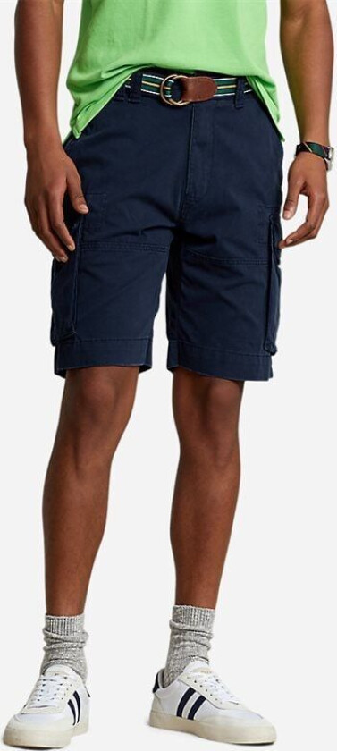 Classic Fit Twill Cargo Short - Aviator Navy Blå 31