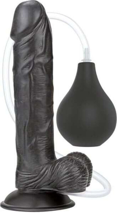 Lovetoy Squirt Extreme Dildo Black 23cm Sprutende dildo