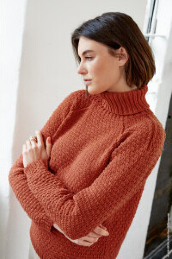 Cool Wool Damepullover av Lana Grossa - Damepullover med Raglan Strikk - Str. 48/50