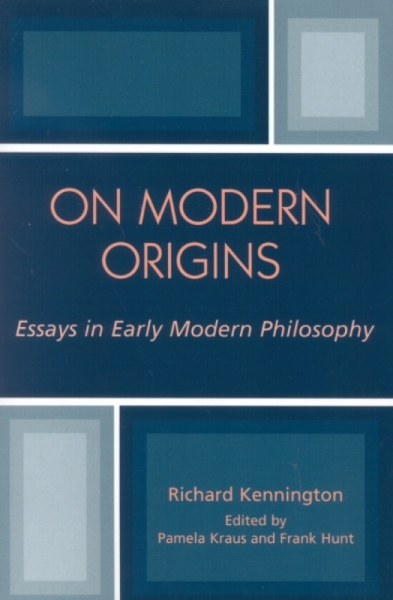 On Modern Origins av Richard Kennington (Paperback)
