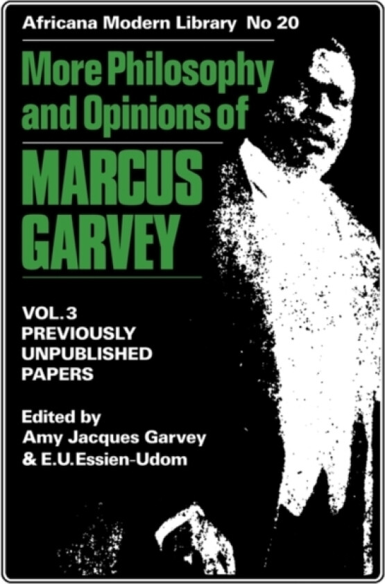 More Philosophy and Opinions of Marcus Garvey av Amy Jacques Garvey (Paperback)
