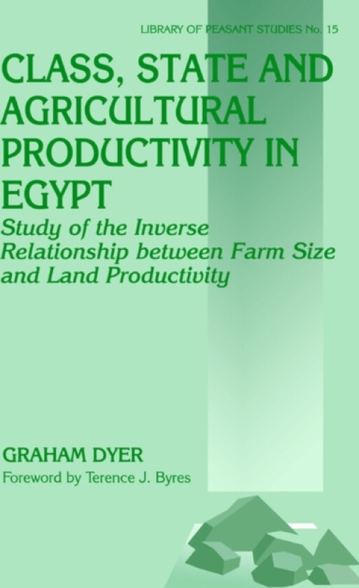 Class, State and Agricultural Productivity in Egypt av Graham Dyer (Paperback)
