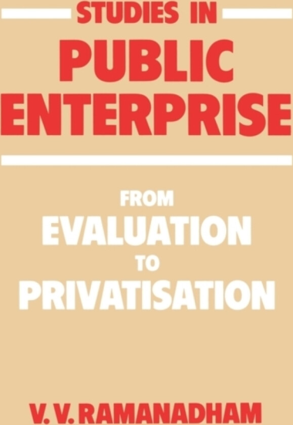 Studies in Public Enterprise av V.V. Ramanadham (Paperback)