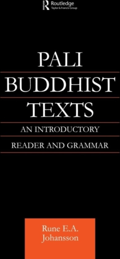 Pali Buddhist Texts av Rune E.A. Johansson (Paperback)