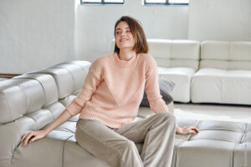 Bingo Sweater av Lana Grossa - Sweater Strikkeoppskrift Str. 36/38 48/ - Str. 48/50