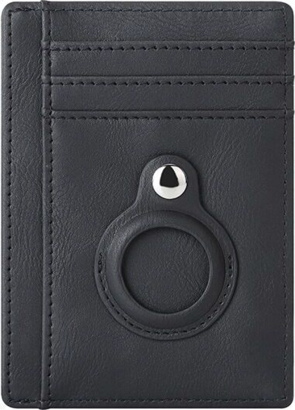 INF Kortholder med RFID-signalblokkering og Airtag-holder Sort