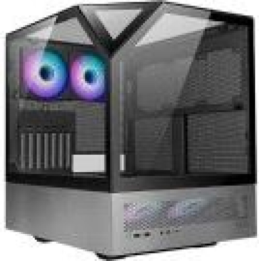 AZZA Sanctum 810 - ATX-boks - utvidet ATX (E-ATX) - sidepanel med vindu (herdet glass) - ingen strømforsyning (ATX) - USB/lyd