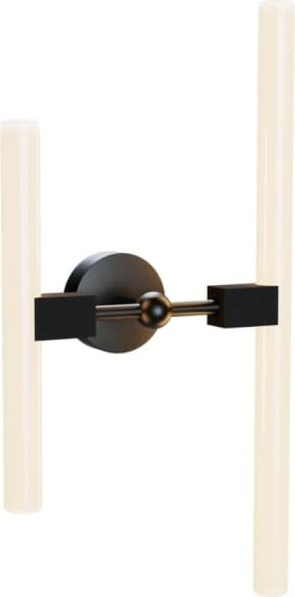 50967, Overflatebehandlet, 2 ampuller, IP20, Sort