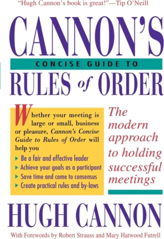Cannon's Concise Guide to Rules of Order av Hugh Cannon (Paperback)