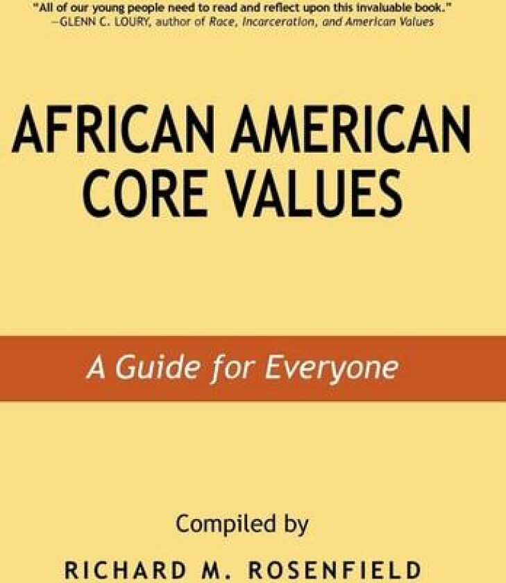 African American Core Values av Richard Rosenfield (Hardcover)