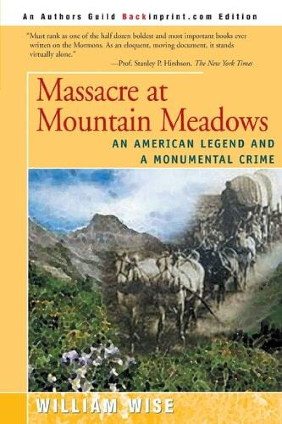 Massacre at Mountain Meadows av William Wise (Paperback)