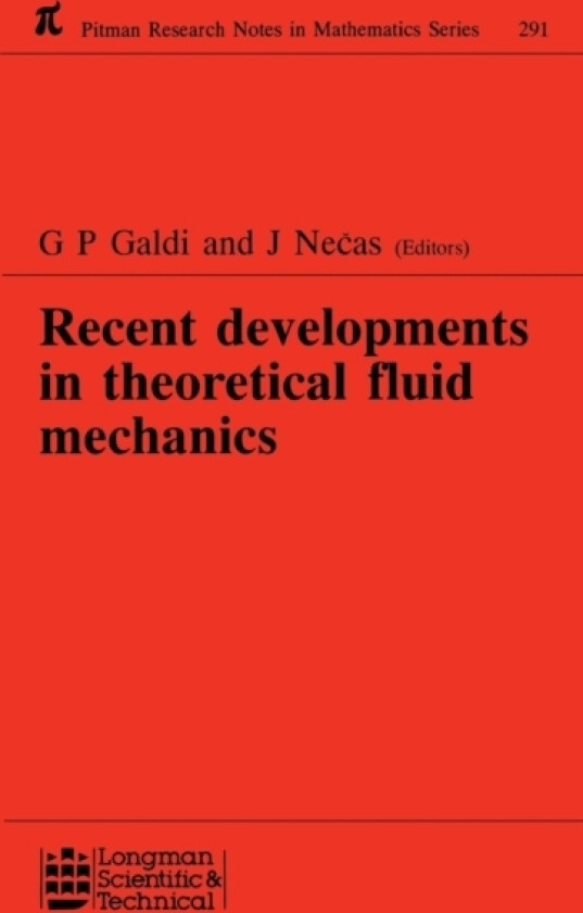 Recent Developments in Theoretical Fluid Mechanics av G P Galdi, J. Necas (Hardcover)