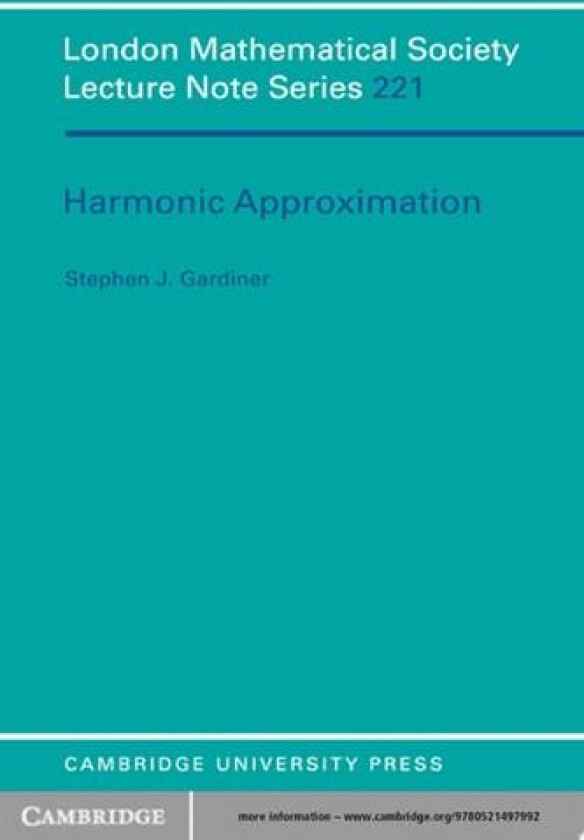 Harmonic Approximation av Stephen J. Gardiner (Paperback)