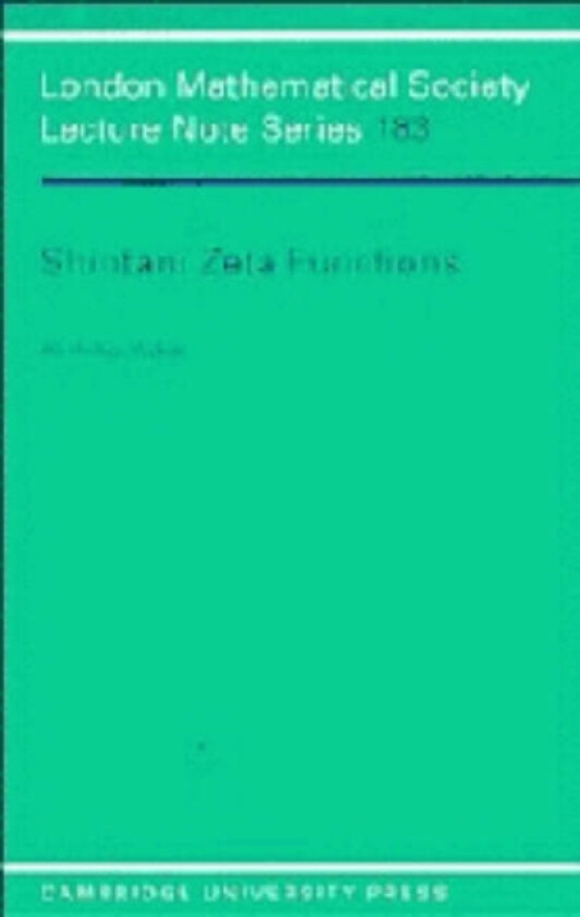 Shintani Zeta Functions av Akihiko Yukie (Paperback)
