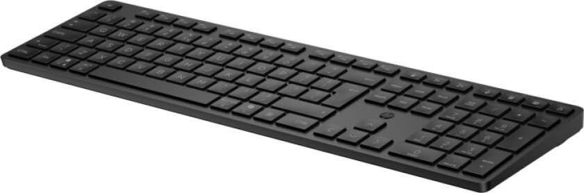 495k - Tastatur - dual mode, 3-zone layout, multi-device, low profile key travel - trådløs - Bluetooth, 2.4 GHz - Pan Nordic - svart