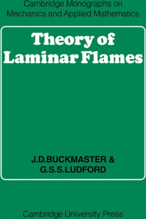Theory of Laminar Flames av J.D. Buckmaster, G.S.S. Ludford (Paperback)