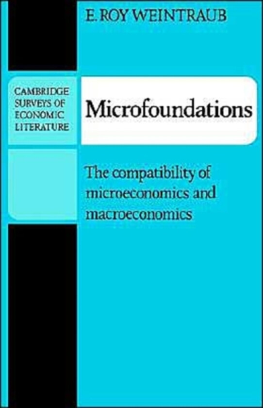 Microfoundations av E.Roy Weintraub (Paperback)